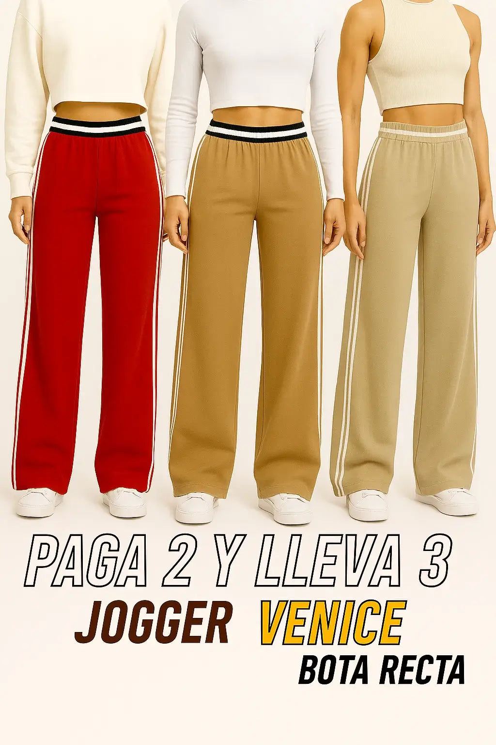 JOGGER BOTA RECTA VENICE
