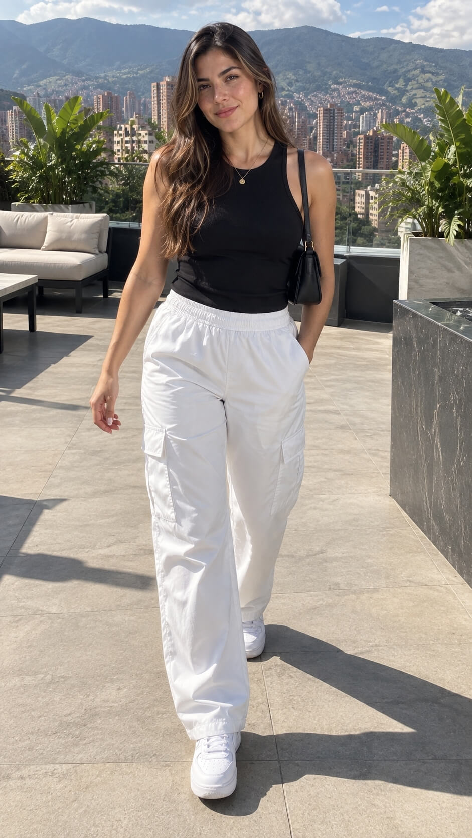 Jogger nautica bota recta dama