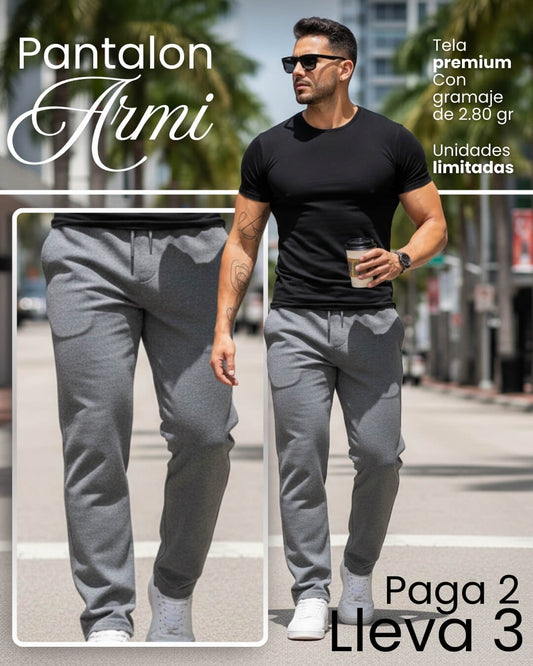 JOGGER BOTA RECTA HOMBRE DELUXE