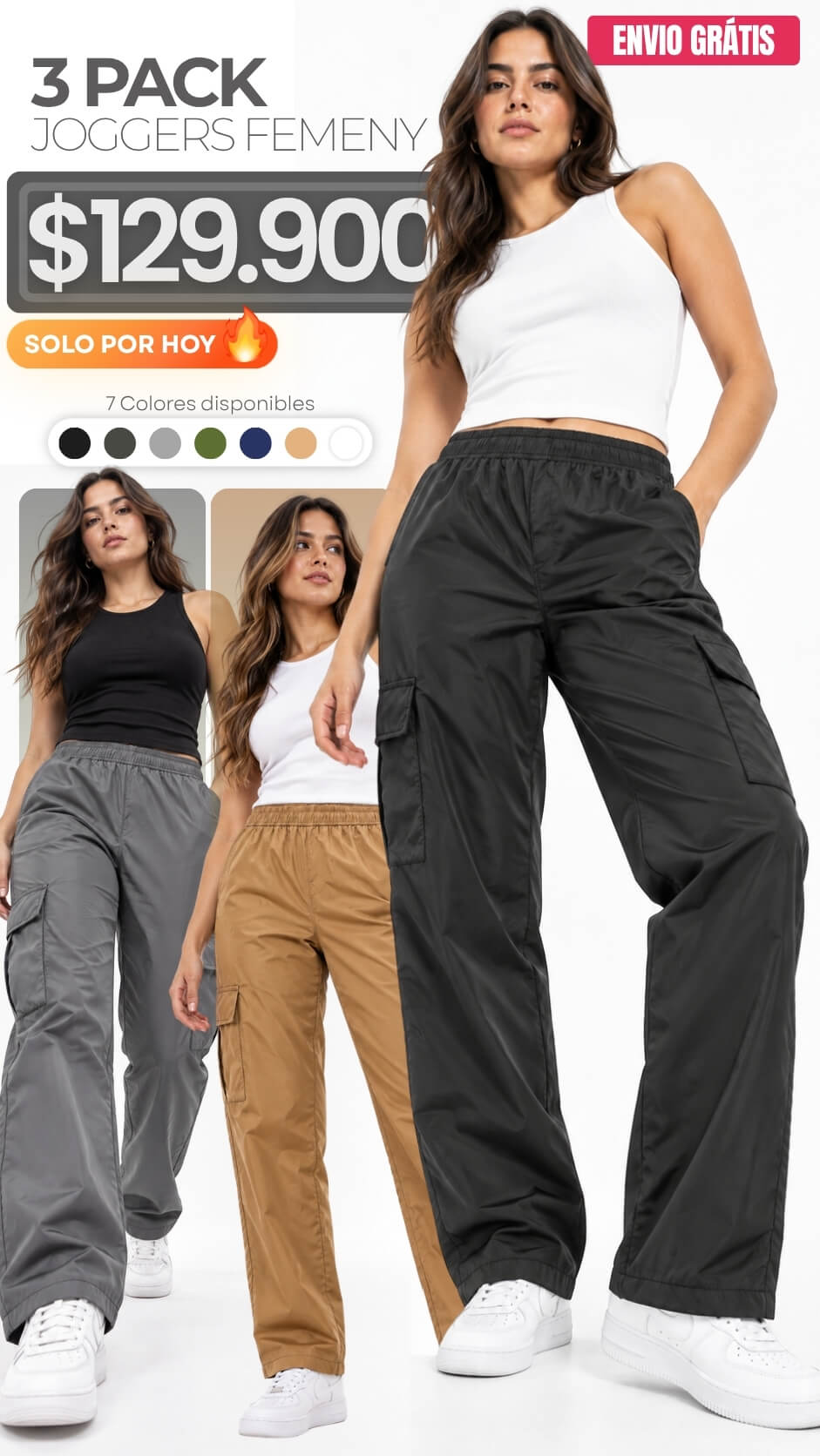 Jogger nautica bota recta dama