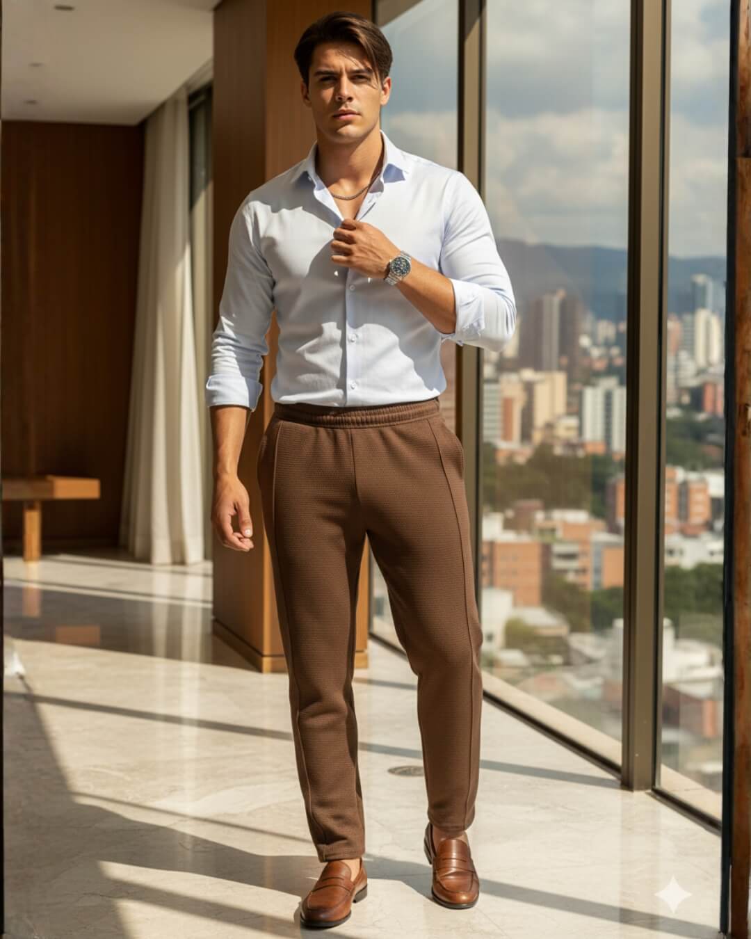 Pantalon oxford
