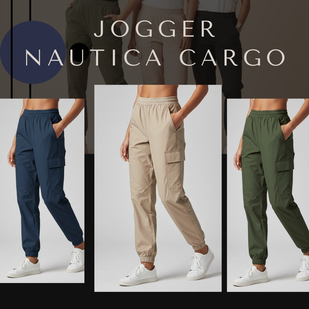 Jogger cargo nautica dama