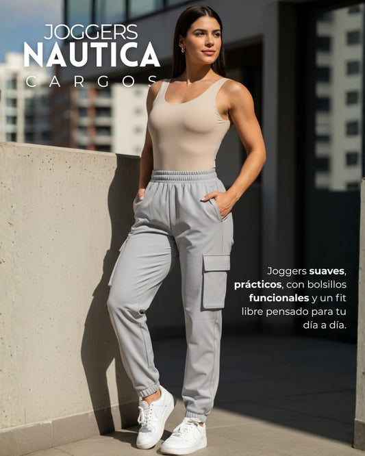 Jogger cargo nautica dama